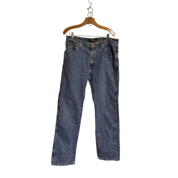 Wrangler Other - Wrangler George Strait Collection‎ Jeans Mens 38x34 Relaxed Fit Blue Denim